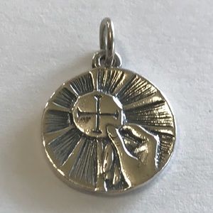 James avery first communion charm sterling